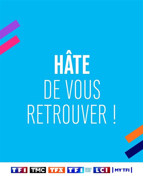 Tf On Twitter Partir De Lundi Nous Serons De Retour Au Sein Des