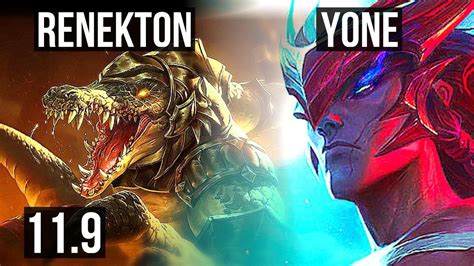 Renekton Vs Yone Mid Rank Renekton Rank Dominating