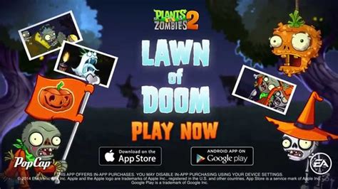 Plants Vs Zombies 2 Lawn Of Doom Trailer Youtube