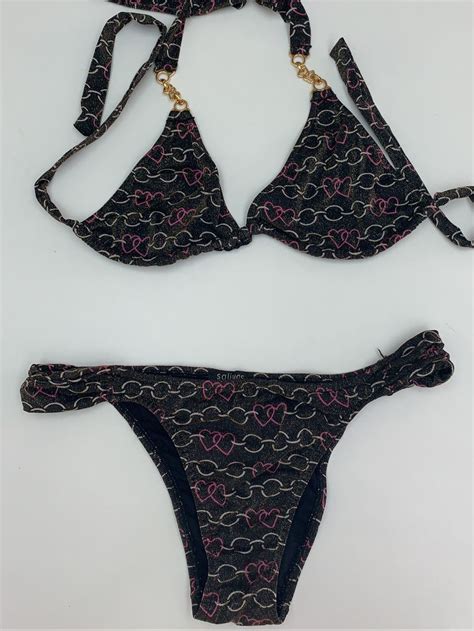 Salinas Coração Bikini Moda Praia Feminina Salinas Nunca Usado enjoei