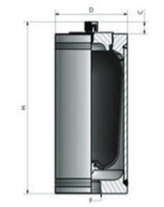 Pulsation Damper Hydraulic Stainless Steel RITM Industry