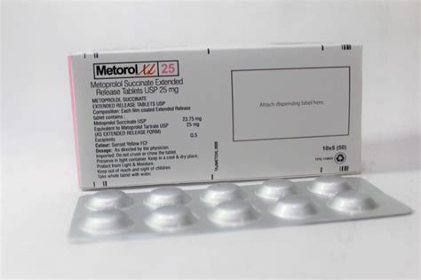 Metoprolol Succinate Extended Release Tablet Usp Manufacturer