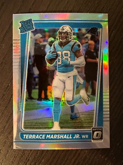 Panini Donruss Optic Terrace Marshall Jr Rated Rookie Rc Holo