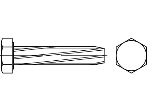 DIN 7513 A hex head self-tapping screws - EUROBOLT