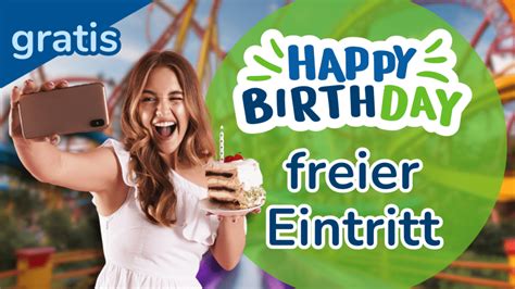 Freier Eintritt zum Geburtstag Gratis in Freizeitparks Bäder usw