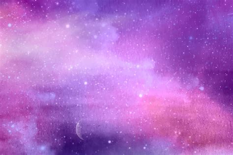 Free Vector | Watercolor galaxy background