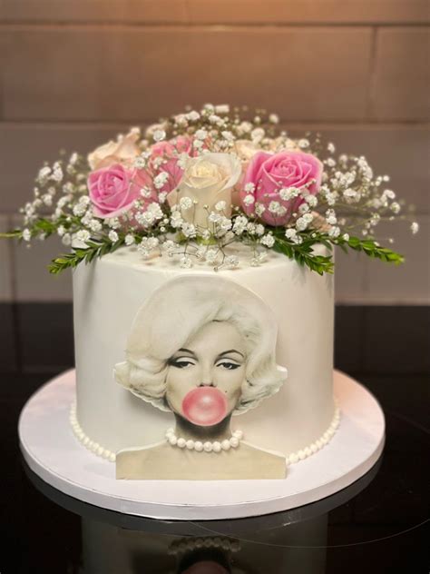 Marilyn Monroe Birthday Bday Birthday Cake Completed Cakes Baking Desserts Food Pies