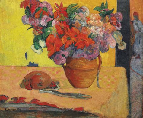 Paul Gauguin 1848 1903 Fleurs Dans Un Vase Christies