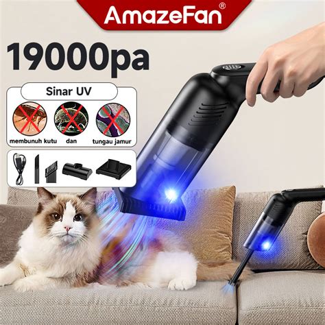 Jual AmazeFan 19000Pa UV Vacuum Cleaner Portable Kucing Anti Dust Mite