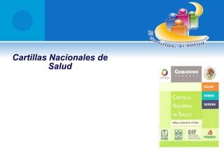 18 Cartillas de Vacunación 26 Sep 2013 PPT