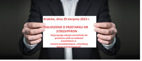 Stowarzyszenie Klika Krak W Dnia Sierpnia R Og Oszenie O