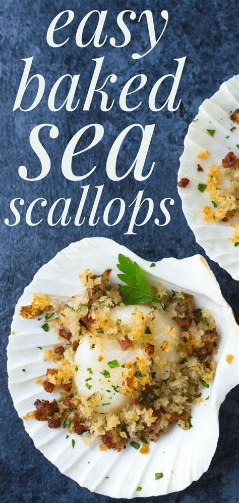 Fancy Baked Sea Scallops | Recipe | Scallop recipes, Sea scallops, Seafood appetizers