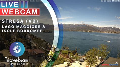 Stresa Live Webcam Lago Maggiore E Isole Borromee YouTube