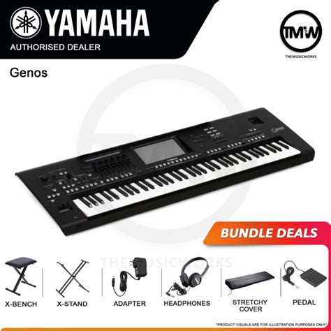 Yamaha Genos Key Arranger Workstation Keyboard Tmw