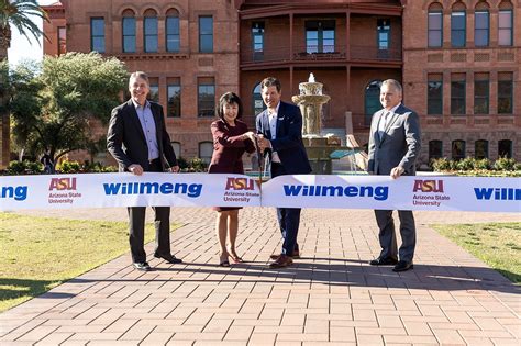 Willmeng Celebrates Renovation Of Asu Alumni Lawn