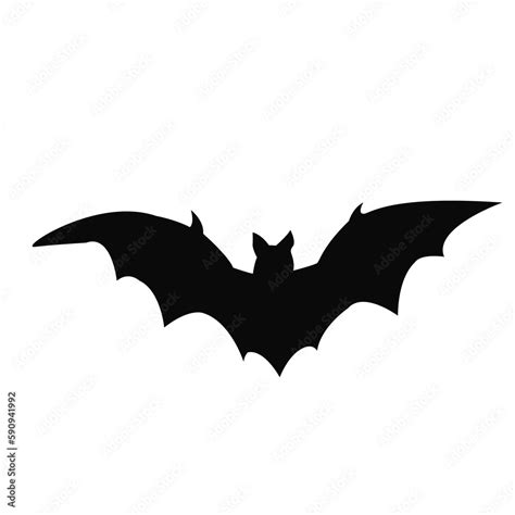 Bat Silhouette On Transparent Background Black Bat Illustration Bat