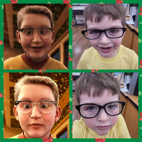 My brother looks like the know-it-all from the Polar Express movie : r/PolarExpress