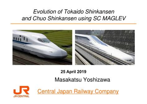 [PPT] - Evolution of Tokaido Shinkansen and Chuo Shinkansen using SC ...