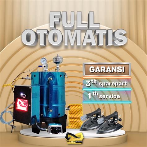 Jual Setrika Uap Steam Boiler MISTERMOTO Full Otomatis Api Dan Air 4