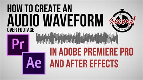 How To Create An Audio Waveform In Adobe Premiere And After Effects