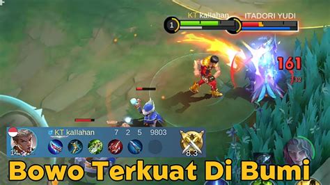 Chou Bowo Exe Chou Full Item Damage Satu Lane Sama Arlott Spell