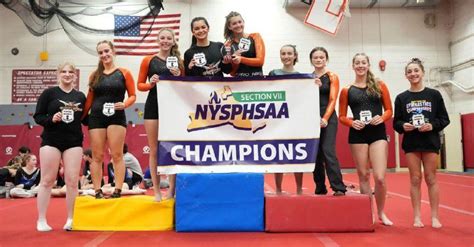 Plattsburgh High Hall Defend Section Vii Gymnastics Titles Sun