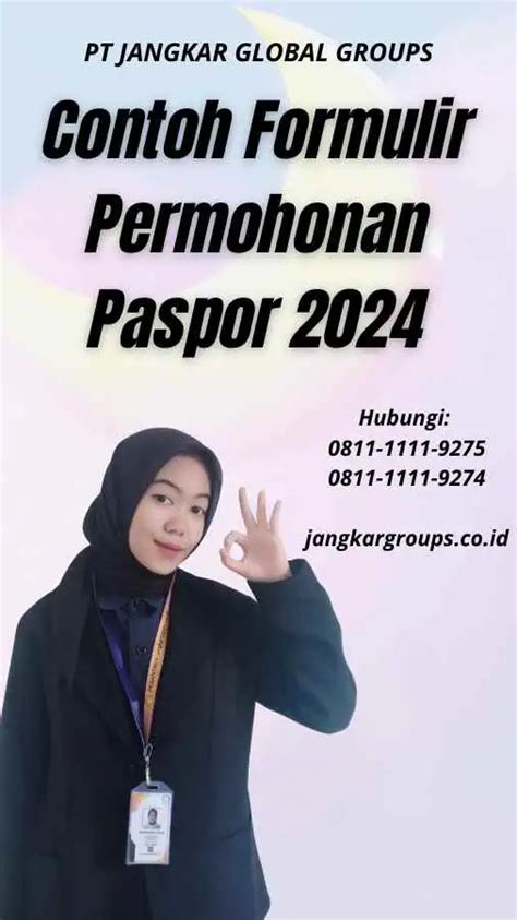 Contoh Formulir Permohonan Paspor 2024 Jangkar Global Groups