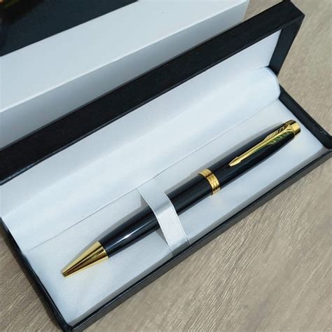 Jual Pulpen Custom HS B250 Free Nama Pulpen Metal Model Parker IM New