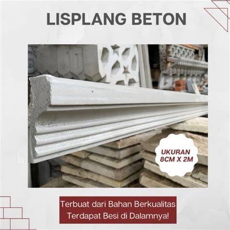 Jual Lisplang Beton Cm X M Lisplang Minimalis Lisplang Lisplang