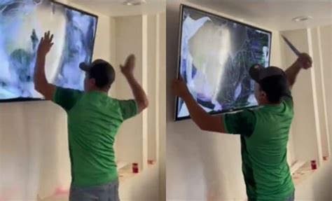 Aficionado Mexicano Se Viralizó Por Romper Su Pantalla Tras Eliminación