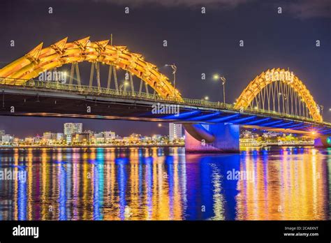 Dragon River Bridge Rong Bridge In Da Nang Vietnam Stock Photo Alamy