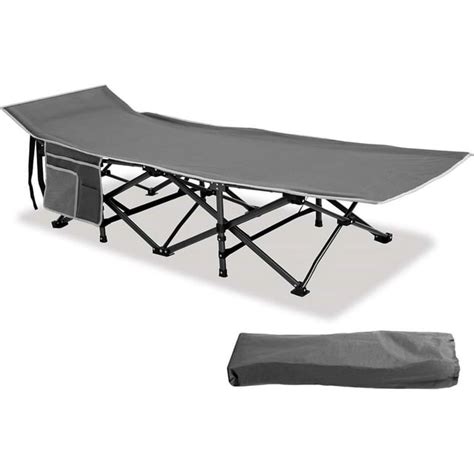 Keerdao Folding Camping Cot Camping Folding Bed Support 600lbs Heavy