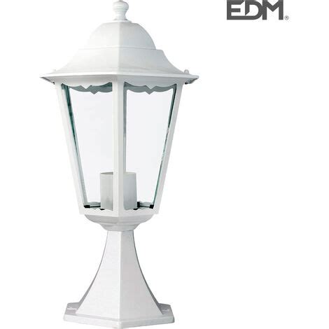 E Farol Aluminio Sobremuro Blanco X Cm Edm Mod Marsella