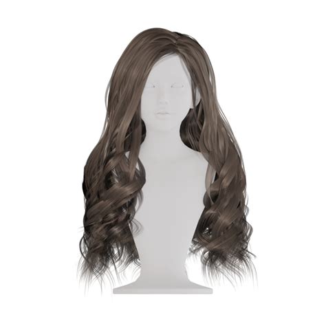 3d Realistic Realtime Woman Long Hair Style 3d Model Turbosquid 1753659