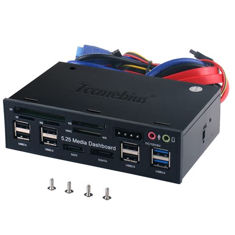 Tccmebius TCC-QL5E 5.25 Inch PC Multifunction Dashboard Media Front