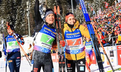 Antholz Anterselva L Allemagne Seule Au Monde Sur Le Relais Mixte