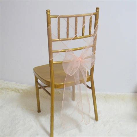 Ceinturage De Chaise En Organza Couverture De Chaise Romantique Pour