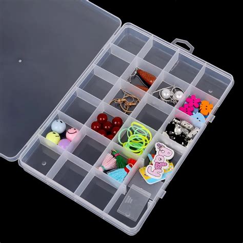 Hot Selling Slots Adjustable Jewelry Storage Box Case Craft