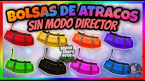 COMO TENER BOLSAS DE ATRACOS DE COLORES SIN MODO DIRECTOR GTA