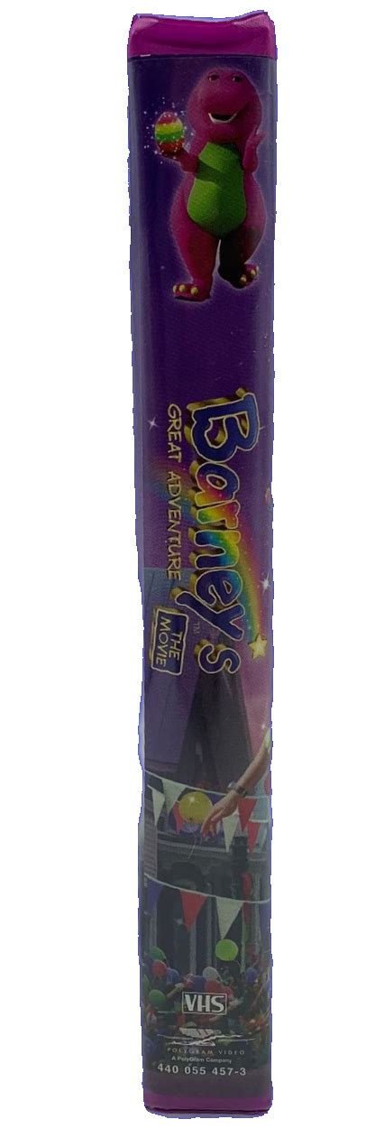 Barney's Great Adventure VHS PNG (Side) by Collegeman1998 on DeviantArt