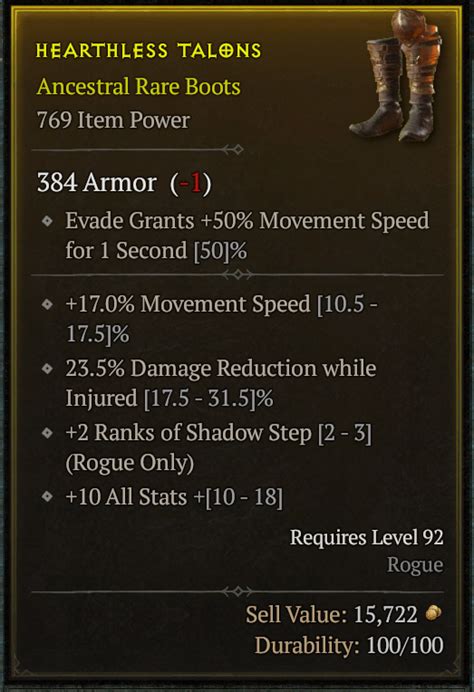 Iso Stats Boots Rogue Topic D2jsp