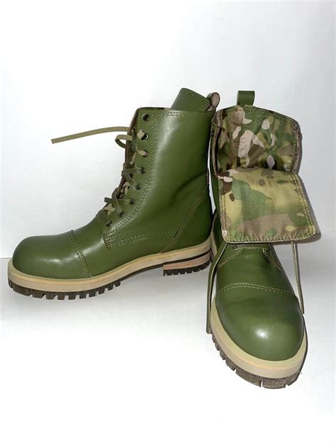 Military Green Boots Handmade Leather Boots Green Boots Women Boots