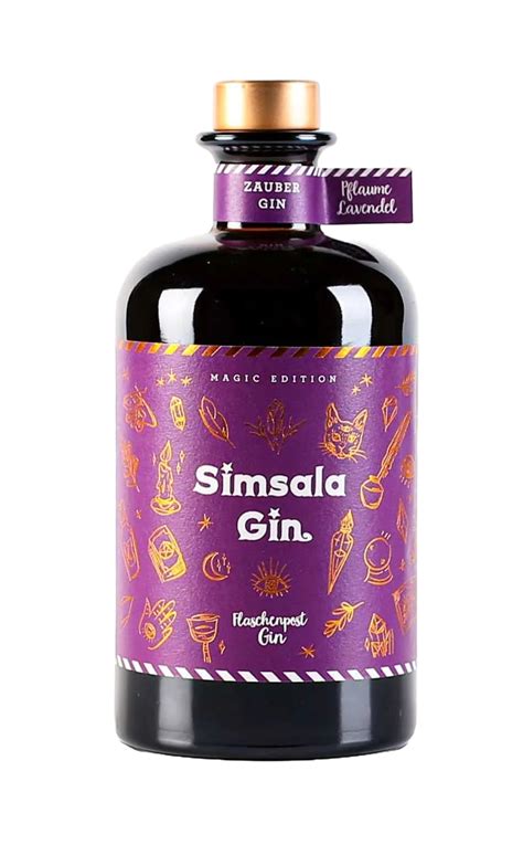 Flaschenpost Simsala Gin Black Glitzer Edition 0 5 L Partyschnaps