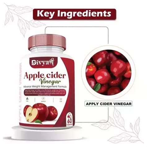 Divya Shree Apple Cider Vinegar Capsule Uses Price Dosage Side