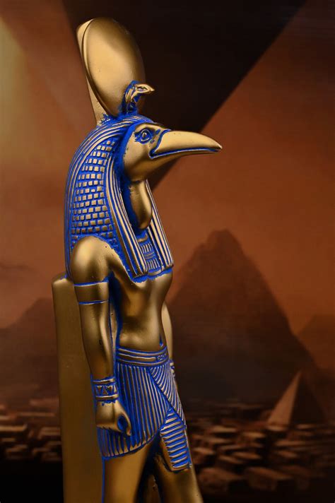 Egyptian Statue Of Thoth Ancient Egyptian God Of Wisdom And Etsy