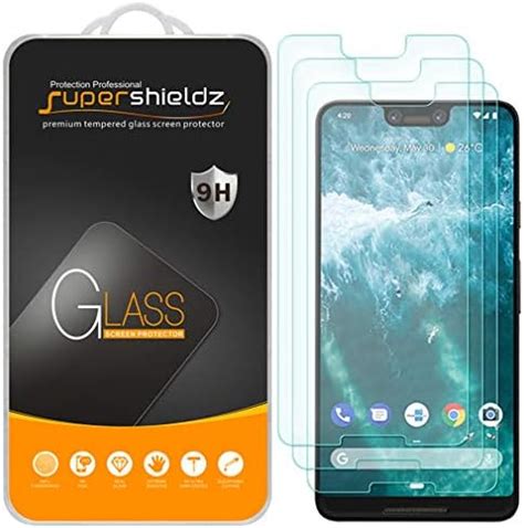 Amazon LK 3 PACK Screen Protector Designed For Google Pixel 3 XL