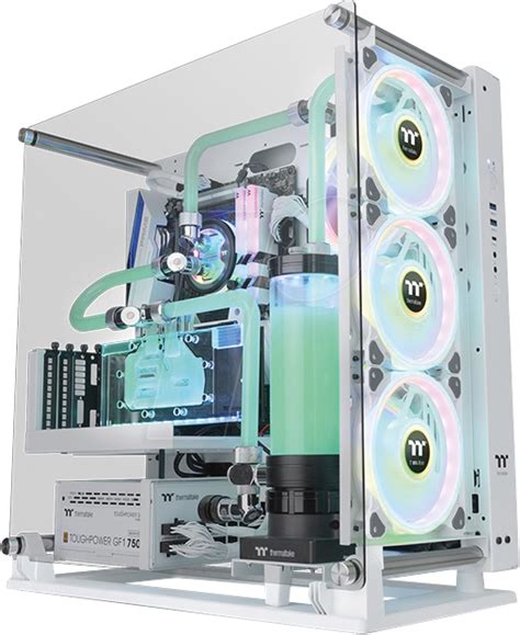 TT 34918 Thermaltake Core P3 TG Pro E ATX Gehäuse weiß bei reichelt