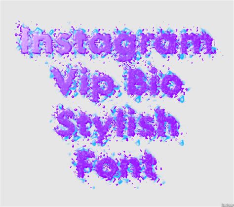 Instagram Vip Bio Stylish Font Text Effect And Logo Design Font