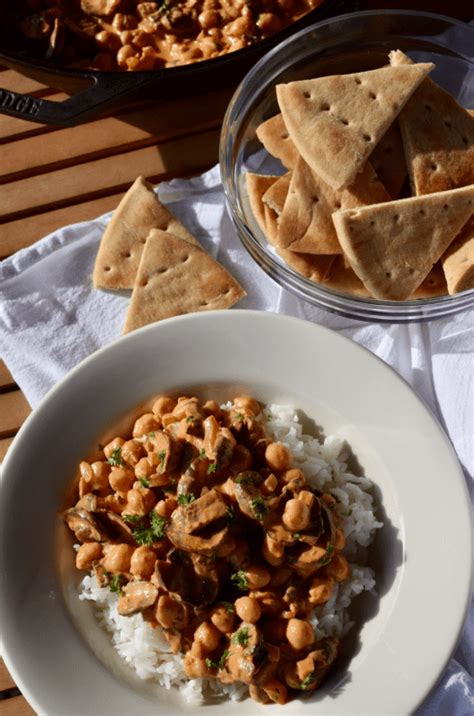 Mushroom And Chickpea Stroganoff Recipe Tarragon Table