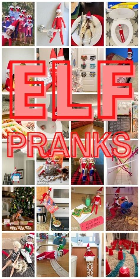 Replicate these 25 Easy Elf on the Shelf Prank Ideas